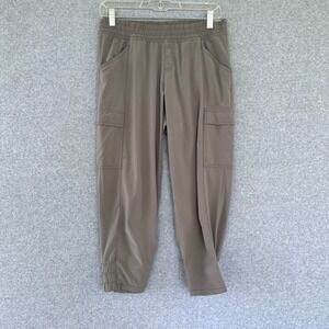 The North Face Pants Womens 6 Gray Cargo Capri Cropped Activewear Outdoor